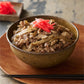 牛肉とごぼうのヘルシー牛丼