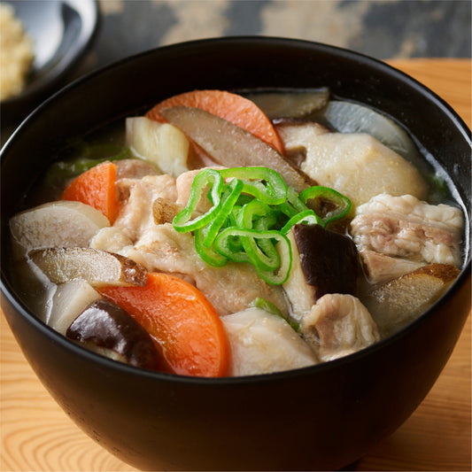 具たくさんの豚汁